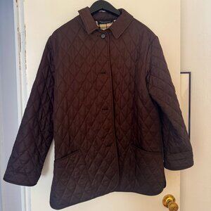 Burberry Quilted Jacket Women - Brown - Size Medium - Condition